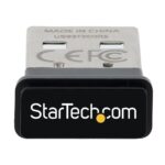 StarTech.com USB Bluetooth 5.0 Adapter for PC/Laptop/Keyboard/Mouse/Headset, 10m Range, Black/Silver
