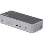 StarTech.com USB-C Dock, Quad 4K 60Hz DisplayPort & HDMI, 100W Power Delivery, 10Gbps USB 3.2 Gen 2