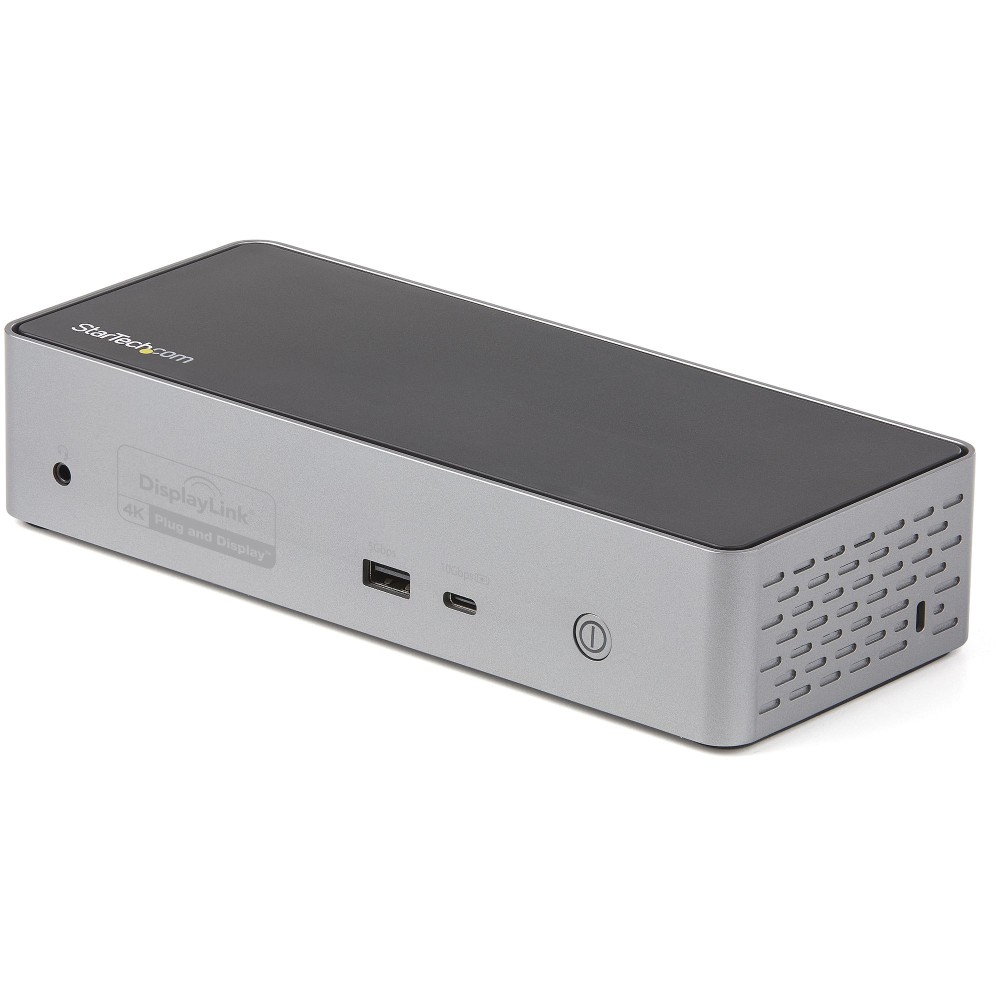 StarTech.com USB-C Dock, Quad 4K 60Hz DisplayPort & HDMI, 100W Power Delivery, 10Gbps USB 3.2 Gen 2 StarTech.com USB-C Dock, Quad 4K 60Hz DisplayPort & HDMI, 100W Power Delivery, 10Gbps USB 3.2 Gen 2