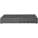 StarTech.com USB-C Dock Triple 4K Monitor Docking Station 100W PD Black/Grey