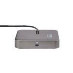 StarTech.com USB-C Dual 4K 60Hz HDMI Docking Station, 10Gbps USB Hub, 100W PD, GbE, SD, Grey