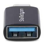StarTech.com USB-C Male to USB-A Female Adapter, 5Gbps, 3A, Metal Housing, Black
