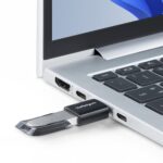 StarTech.com USB-C Male to USB-A Female Adapter, 5Gbps, 3A, Metal Housing, Black