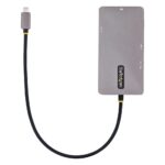 StarTech.com USB-C Multiport Adapter Dual HDMI 4K 60Hz, 2x USB-A, 100W PD, GbE, SD/MicroSD, Grey
