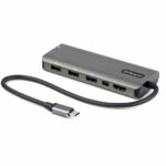 StarTech.com USB-C Multiport Adapter, HDMI/Mini DisplayPort 4K 60Hz, 100W PD, 4-Port 10Gbps USB Hub