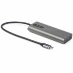 StarTech.com USB-C Multiport Adapter, HDMI/Mini DisplayPort 4K 60Hz, 100W PD, 4-Port 10Gbps USB Hub