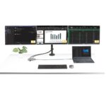 StarTech.com USB-C Multiport Adapter, Triple 4K 60Hz HDMI/DisplayPort, 3-Port 10Gbps USB Hub, 100W PD, GbE, Grey