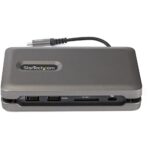 StarTech.com USB-C Multiport Adapter with 4K HDMI 60Hz, 100W PD, 10Gbps USB Hub, SD/MicroSD Card Reader