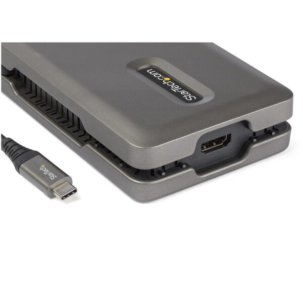 StarTech.com USB-C Multiport Adapter with 4K HDMI 60Hz, 100W PD, 10Gbps USB Hub, SD/MicroSD Card Reader