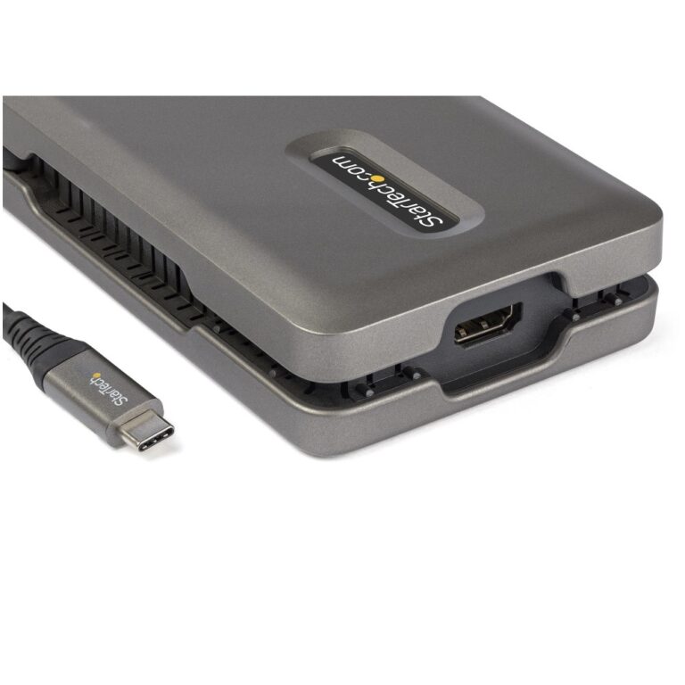 StarTech.com USB-C Multiport Adapter with 4K HDMI 60Hz, 100W PD, 10Gbps USB Hub, SD/MicroSD Card Reader