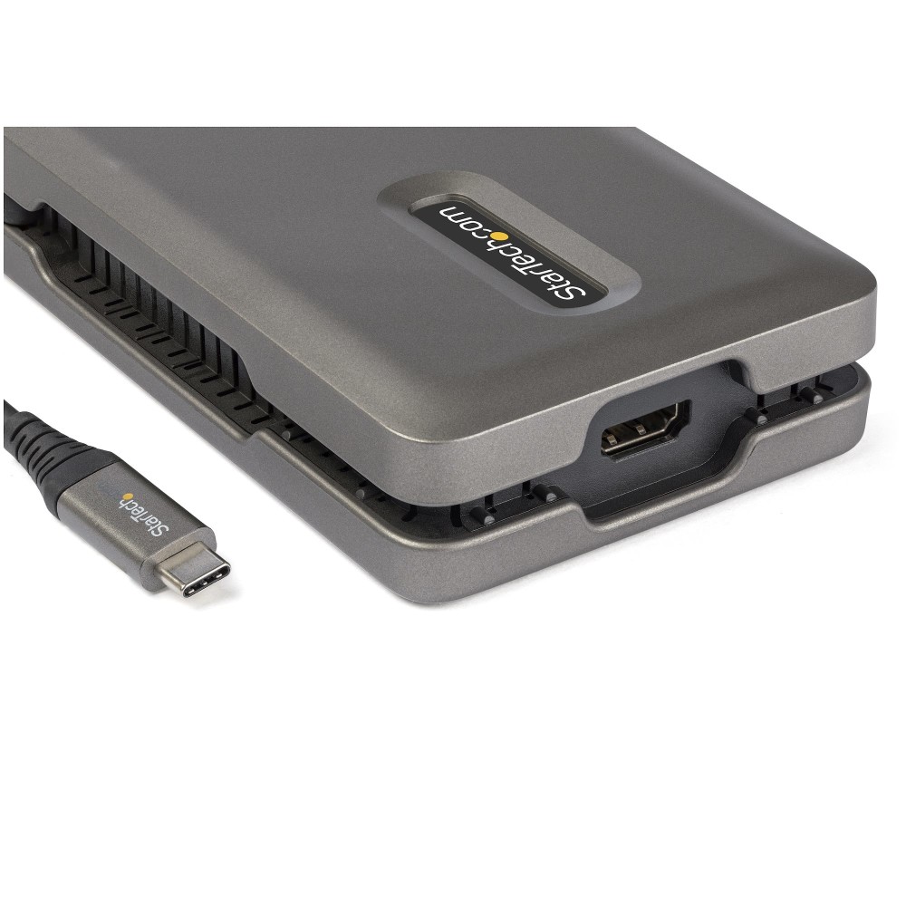 StarTech.com USB-C Multiport Adapter with 4K HDMI 60Hz, 100W PD, 10Gbps USB Hub, SD/MicroSD Card Reader StarTech.com USB-C Multiport Adapter with 4K HDMI 60Hz, 100W PD, 10Gbps USB Hub, SD/MicroSD Card Reader