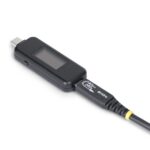 StarTech.com USB-C Power Tester, Digital Multimeter, 240W PD EPR, Bi-Directional, Black