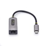 StarTech.com USB-C to 2.5Gb Ethernet Adapter, Thunderbolt 3 Compatible, Grey