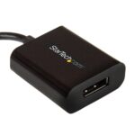 StarTech.com USB-C to DisplayPort Adapter 4K 60Hz/8K 30Hz DP 1.4 HBR2 Thunderbolt 3 Black