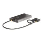 StarTech.com USB-C to Dual HDMI Adapter 100W PD 4K 60Hz 30cm Cable - Grey