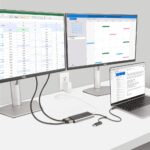 StarTech.com USB-C to Dual HDMI Adapter 100W PD 4K 60Hz 30cm Cable - Grey
