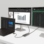 StarTech.com USB-C to Dual HDMI Adapter 100W PD 4K 60Hz 30cm Cable - Grey