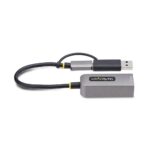StarTech.com USB-C to Ethernet Adapter, 2.5 Gigabit, USB 3.2 Gen 1, NBase-T, Grey