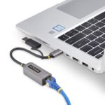 StarTech.com USB-C to Ethernet Adapter, 2.5 Gigabit, USB 3.2 Gen 1, NBase-T, Grey