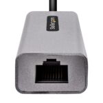 StarTech.com USB-C to Gigabit Ethernet Adapter 0.3m Black/Grey