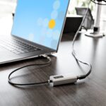 StarTech.com USB-C to Gigabit Ethernet Adapter 0.3m Black/Grey