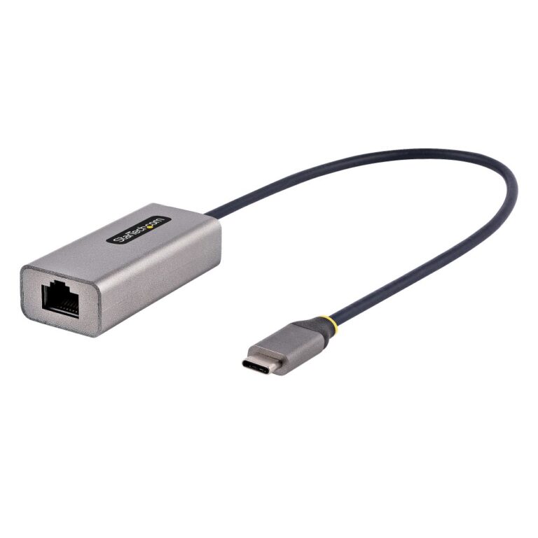 StarTech.com USB-C to Gigabit Ethernet Adapter 0.3m Black/Grey