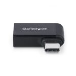StarTech.com USB-C to USB-A Adapter, Right-Angled, 5Gbps, Aluminium, Black