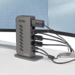 StarTech.com USB-C USB-A Hybrid Universal Docking Station - Dual 4K 60Hz HDMI/DisplayPort - 6x USB-A - GbE - Black/Grey