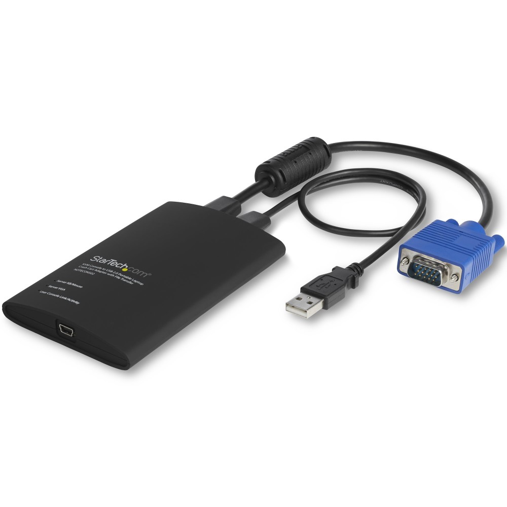StarTech.com USB Crash Cart Adapter with File Transfer & Video Capture, VGA, 1920x1200, Black