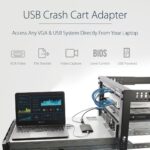 StarTech.com USB Crash Cart Adapter with File Transfer & Video Capture, VGA, 1920x1200, Black