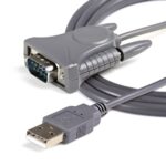 StarTech.com USB to DB9/DB25 RS232 Serial Adapter Cable 0.9m Grey