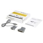 StarTech.com USB to DB9/DB25 RS232 Serial Adapter Cable 0.9m Grey