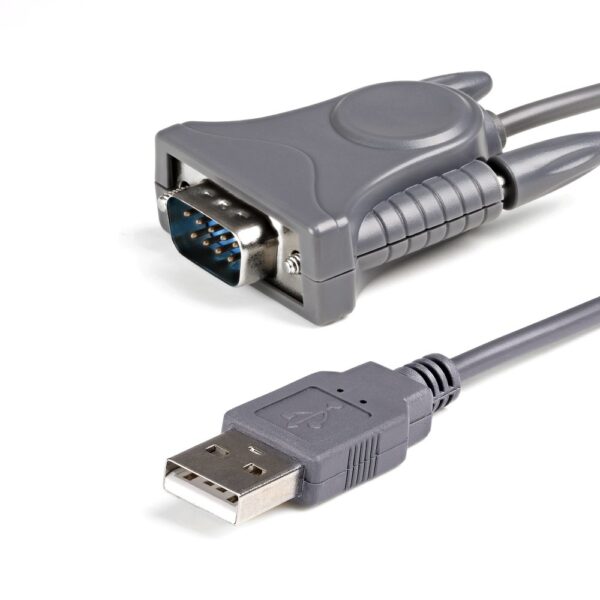 StarTech.com USB to DB9/DB25 RS232 Serial Adapter Cable 0.9m Grey