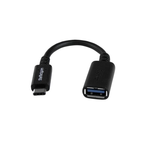 StarTech.com USB31CAADP USB-C to USB-A Adapter, 0.15m, 5Gbps, USB-IF Certified, Black