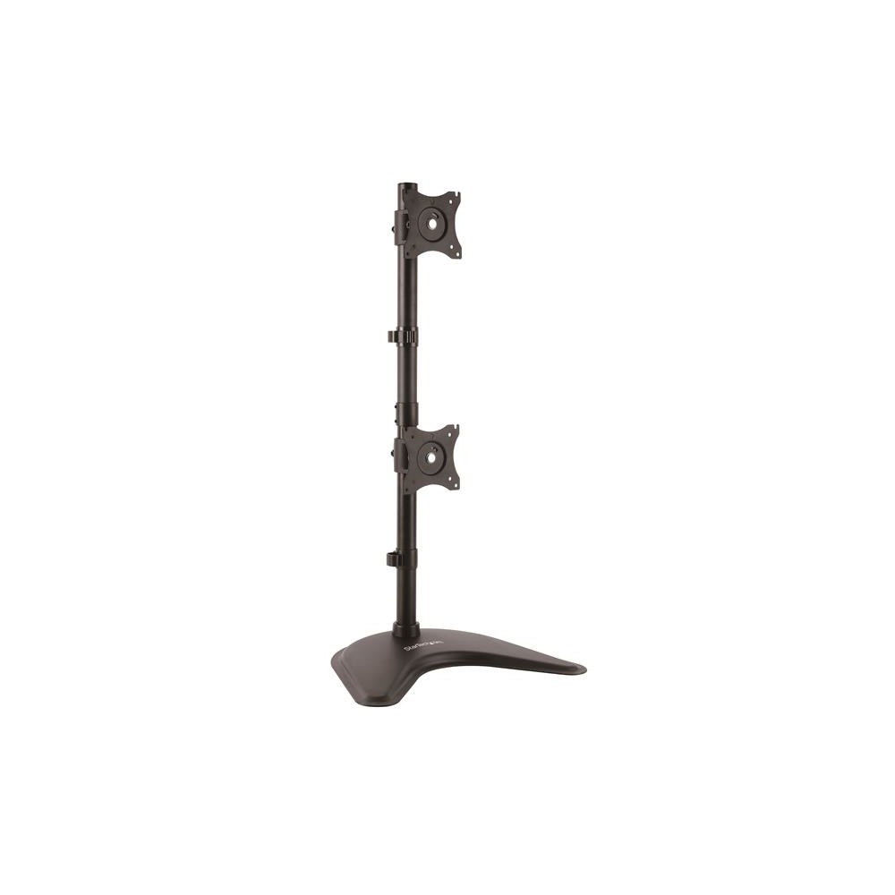 StarTech.com Vertical Dual Monitor Stand for up to two 27" Displays - Black StarTech.com Vertical Dual Monitor Stand for up to two 27" Displays - Black