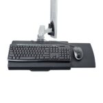 StarTech.com Wall Mount Workstation for 27-32" Monitor (10kg), Fully Articulating VESA Mount, Black
