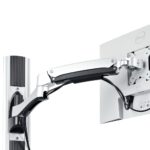 StarTech.com Wall Mount Workstation for 27-32" Monitor (10kg), Fully Articulating VESA Mount, Black