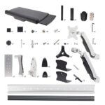 StarTech.com Wall Mount Workstation for 27-32" Monitor (10kg), Fully Articulating VESA Mount, Black
