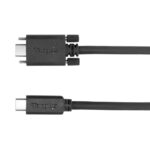 Targus ACC1121GLX USB-C to USB-C Cable 1m Black - 10Gbps Male to Male