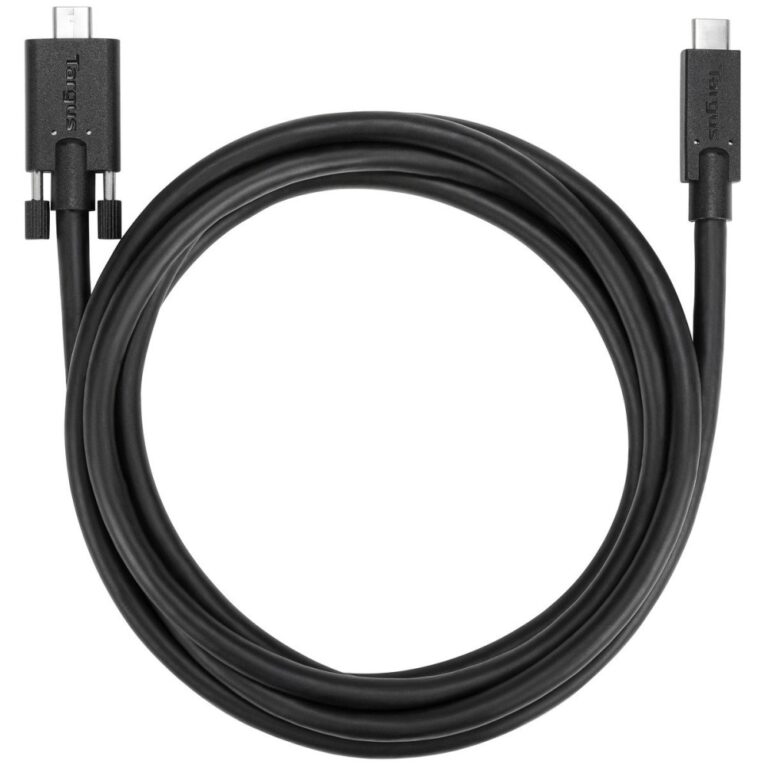 Targus ACC1122GLX USB-C to USB-C Cable 1.8m USB 3.2 Gen 1 Black Male to Male