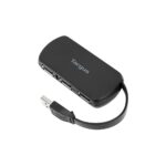 Targus ACH114EU 4-Port USB 2.0 Hub 480 Mbit/s Black Plug & Play USB Powered