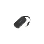 Targus ACH114EU 4-Port USB 2.0 Hub 480 Mbit/s Black Plug & Play USB Powered