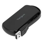 Targus ACH114EU 4-Port USB 2.0 Hub 480 Mbit/s Black Plug & Play USB Powered