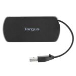 Targus ACH114EU 4-Port USB 2.0 Hub 480 Mbit/s Black Plug & Play USB Powered