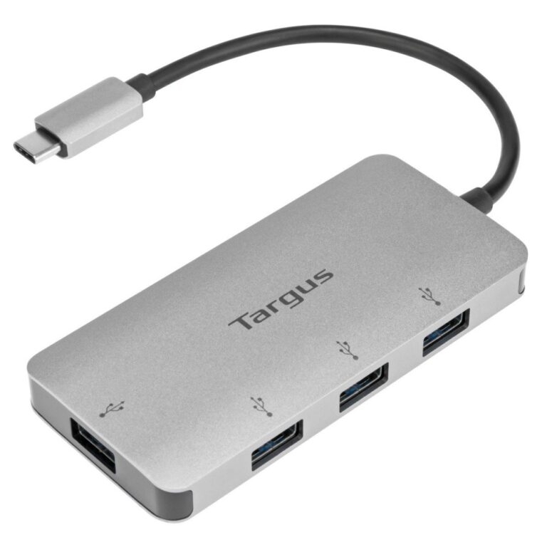 Targus ACH226EU USB 3.2 Gen 1 Type-C to 4-Port USB-A Hub 5Gbps Silver