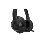 Targus AEH102GL Wired Headset with Boom Microphone, USB Type-A, Passive Noise Cancelling, Black