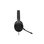 Targus AEH102GL Wired Headset with Boom Microphone, USB Type-A, Passive Noise Cancelling, Black
