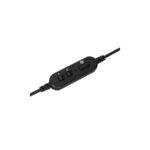 Targus AEH102GL Wired Headset with Boom Microphone, USB Type-A, Passive Noise Cancelling, Black
