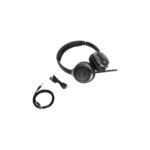 Targus AEH104GL Wireless & Wired Headset with Boom Mic, USB-C, Bluetooth 5.0, 3.5mm, Black