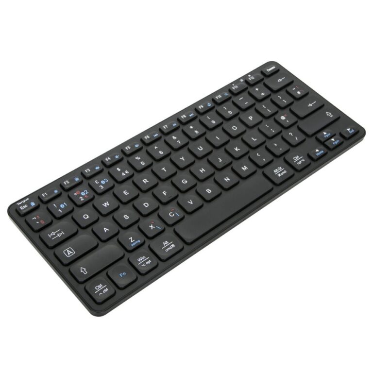 Targus AKB862UK Compact Multi-Device Wireless Bluetooth 5.1 QWERTY UK English Keyboard Black